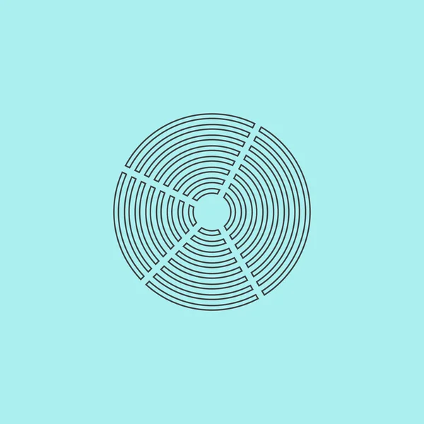 Crop Circle ikona — Wektor stockowy