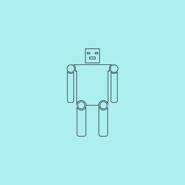 Robô engraçado —  Vetores de Stock