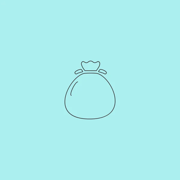 Bolsa de harina icono — Vector de stock