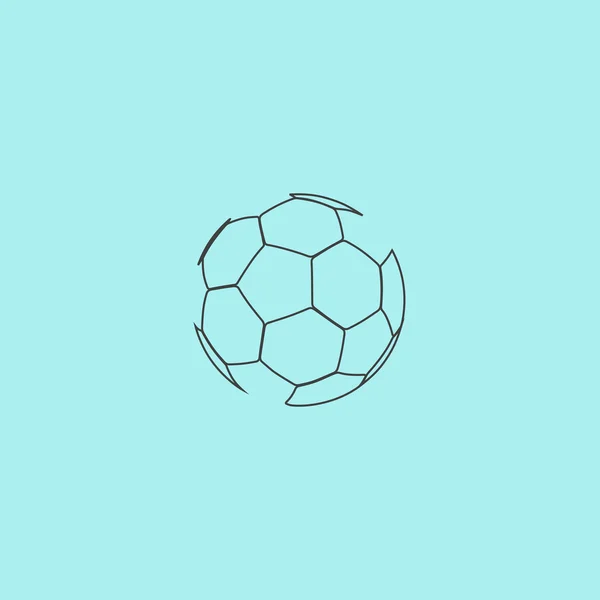 ベクトル サッカー ボール - サッカー — ストックベクタ