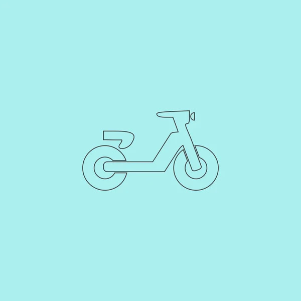 Roller oder Moped, Vektor-Illustration — Stockvektor
