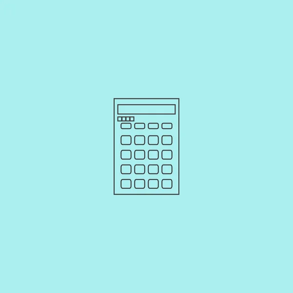 Icône de calculatrice vectorielle — Image vectorielle