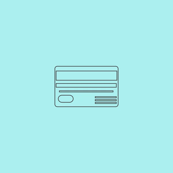 Icône de carte de crédit — Image vectorielle