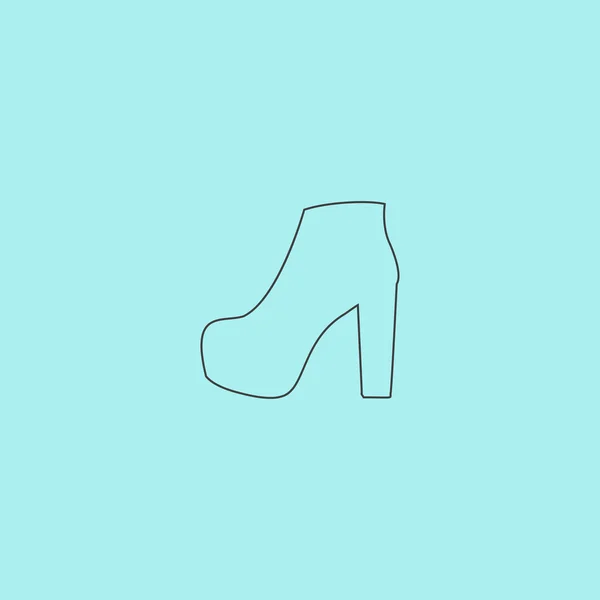 Womens shoes icon, vector illustration. — Stock Vector