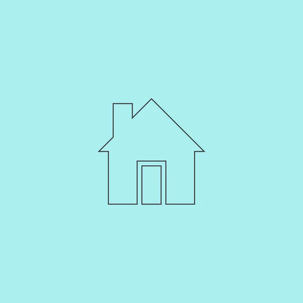 Retro style home icon isolated — стоковый вектор