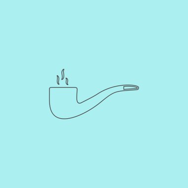 Vektör dumanlı tütün boru