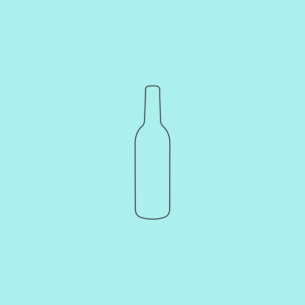 Icono de botella de licor — Vector de stock