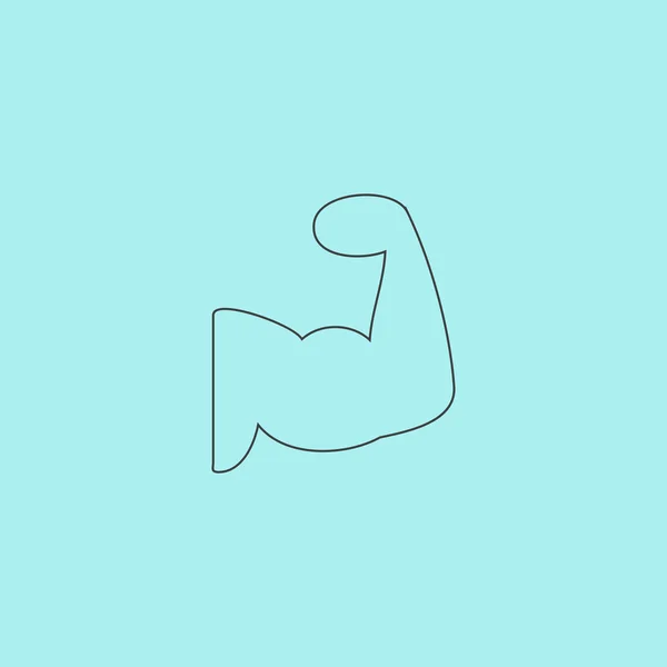 Icono del brazo de fitness — Vector de stock