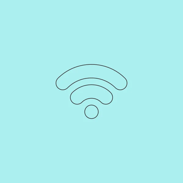 Wifi network, internet zone icon — Stock Vector