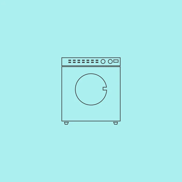 Pictogram wasmachine — Stockvector