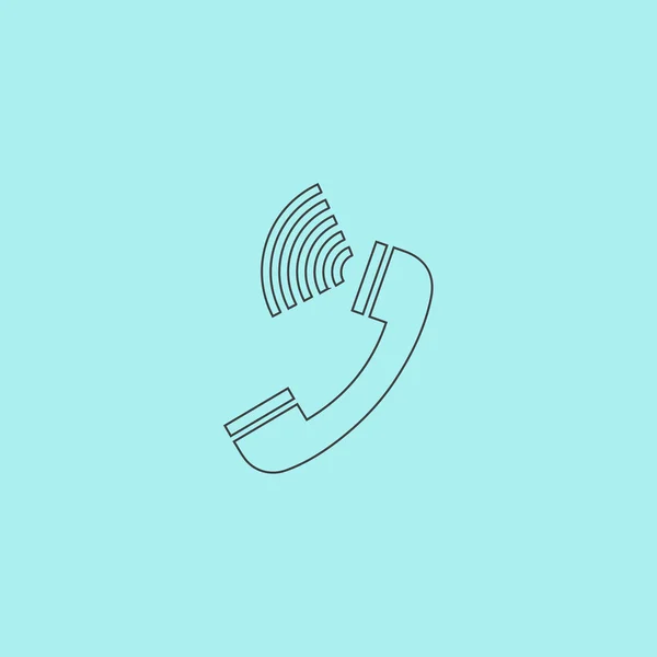 Sonido del auricular - icono del teléfono — Archivo Imágenes Vectoriales