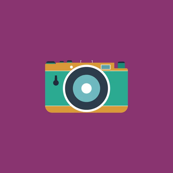 ベクトル写真カメラ アイコン、記号およびボタン — ストックベクタ