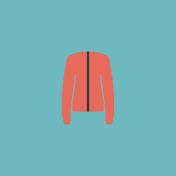 Jacket flat icon