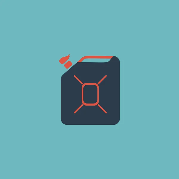 Jerrycan olja vektor icon — Stock vektor