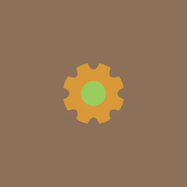 Machine gear icon — Stock Vector