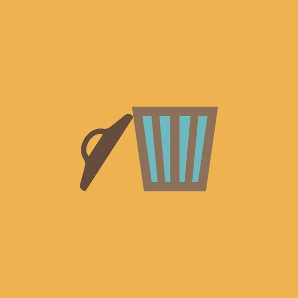 Trash can. Vector illustration — Stock Vector