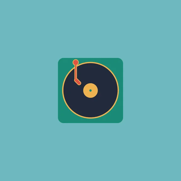 Giradiscos dj icono — Vector de stock