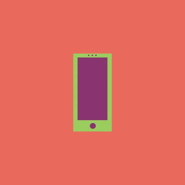 Icône smartphone, illustration vectorielle — Image vectorielle