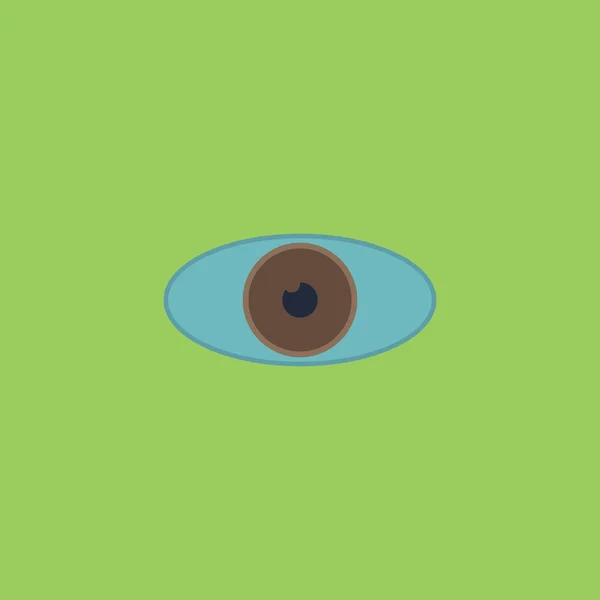 Icona dell'occhio. Stile di design piatto . — Vettoriale Stock