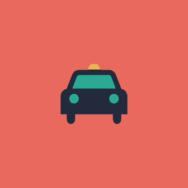 Taxi Icono plano — Vector de stock