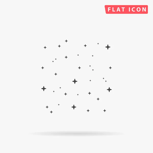 Stars simple flat icon — Stock Vector
