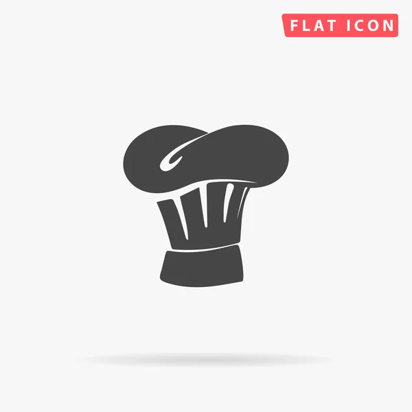 Chef cap simple flat icon — Stock vektor