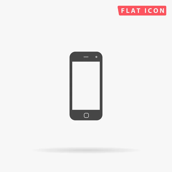 Mobile simple flat icon — Stok Vektör