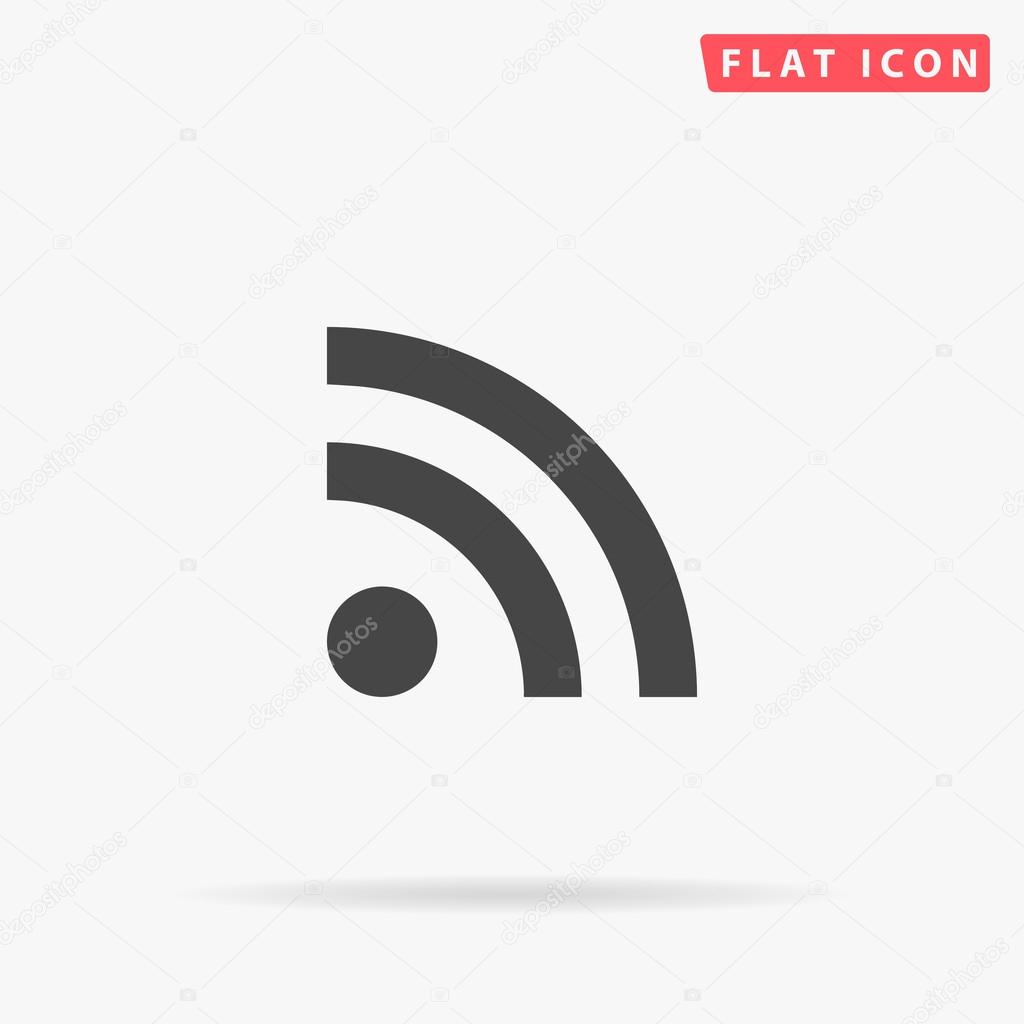 RSS simple flat icon
