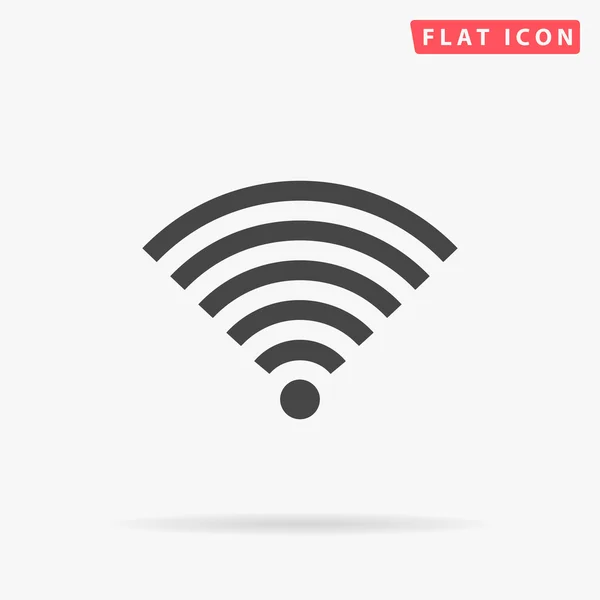 Wireless simple flat icon — ストックベクタ