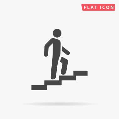 career simple flat icon