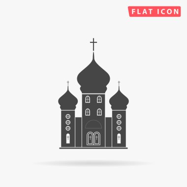 Church simple flat icon