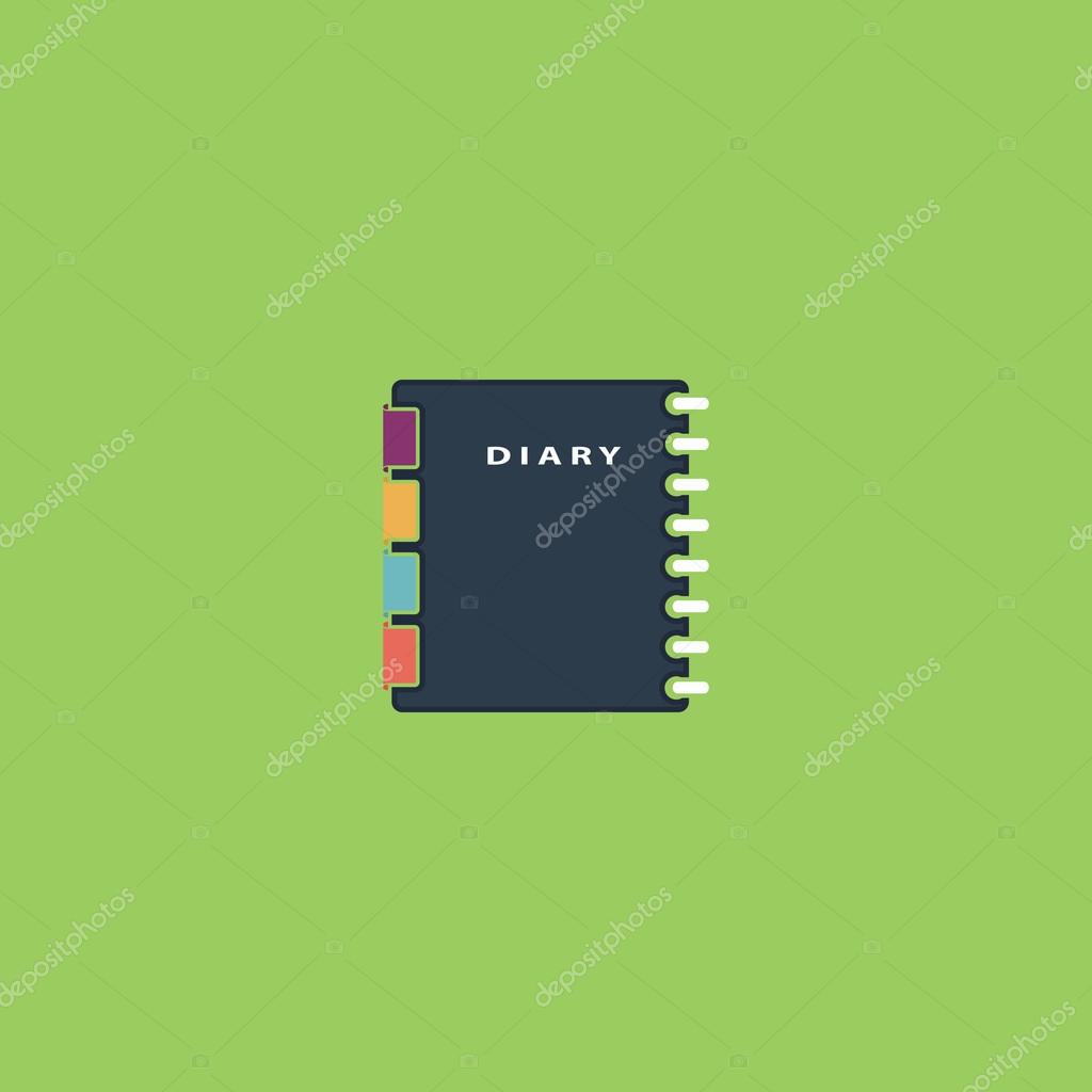 Simple organizer. Colorful vector icon. Simple retro color modern illustration pictogram. Collection concept symbol for infographic project and logo