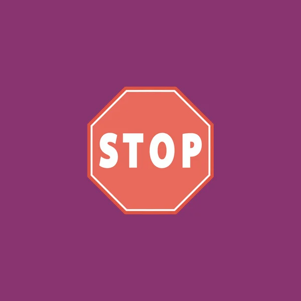 Vector illustratie van Stop teken — Stockvector