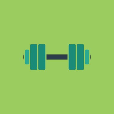 Dumbbell vektör simgesi