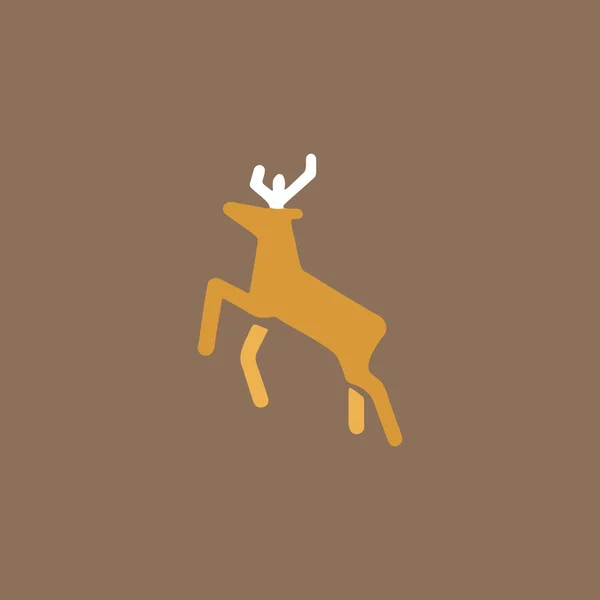 Deer icon vector — Stock Vector