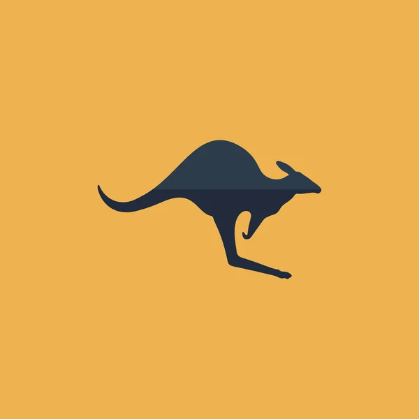 Vetor ícone canguru — Vetor de Stock