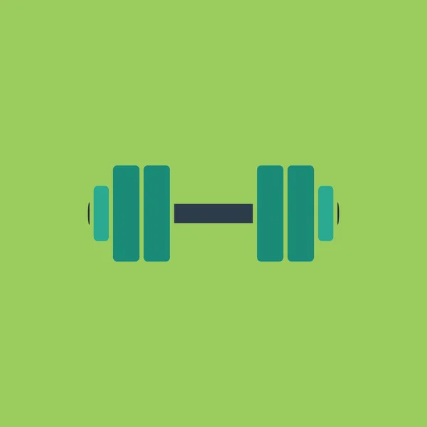 Dumbbell vector pictogram — Stockvector