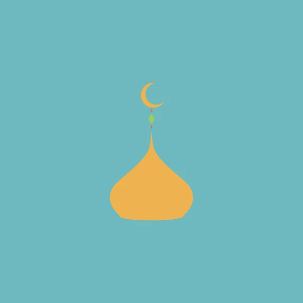 Mosque dome icon — Stock Vector