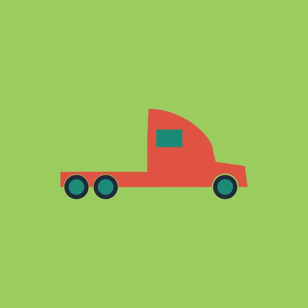 Truck without a trailer — Stock Vector