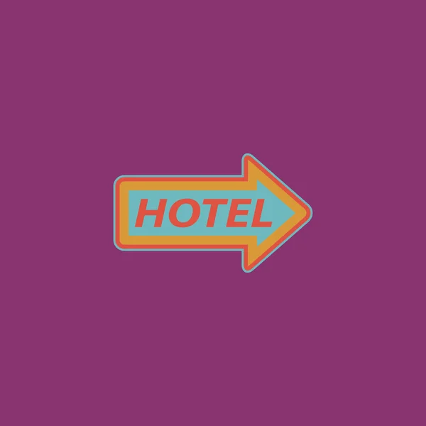 Motel uithangbord vector — Stockvector