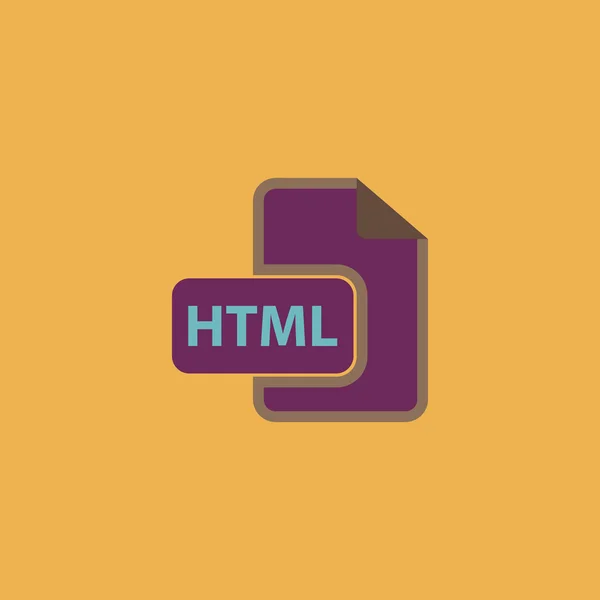 Html 文件扩展图标矢量. — 图库矢量图片