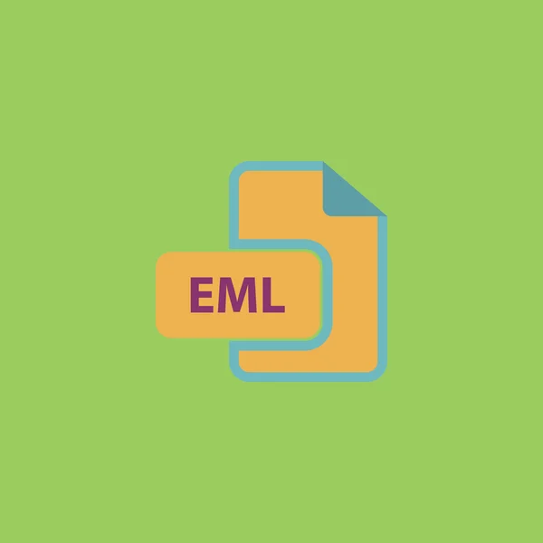 EML αρχείο μορφή εικόνα διάνυσμα. — Διανυσματικό Αρχείο