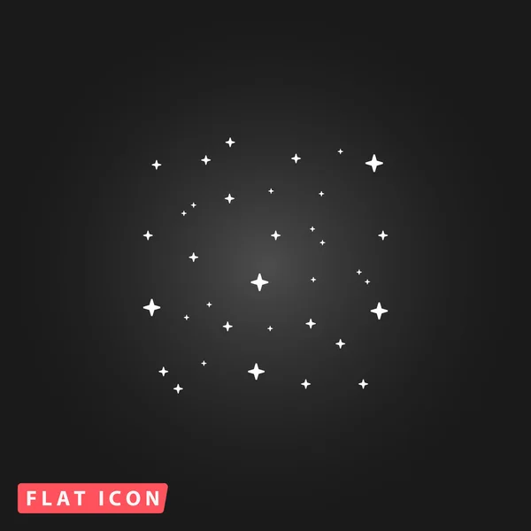 Cielo estrellado icono — Vector de stock