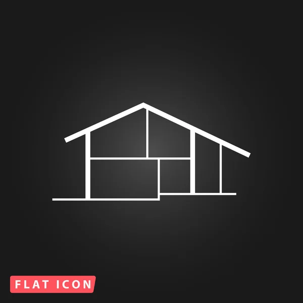 Modern house icon — Stock Vector