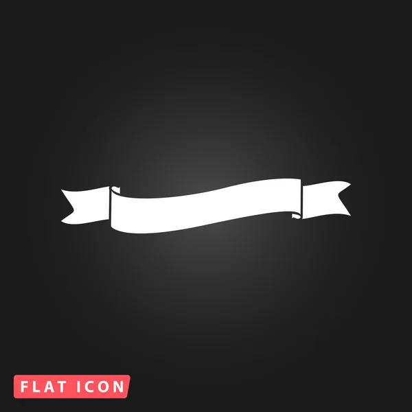 Icono de cinta plana — Vector de stock