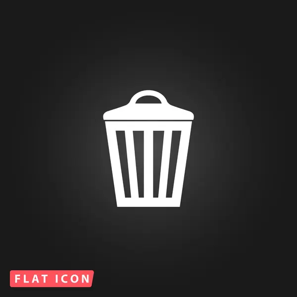 Basura puede icono — Vector de stock