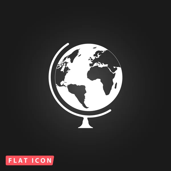 Icona del globo vettoriale — Vettoriale Stock