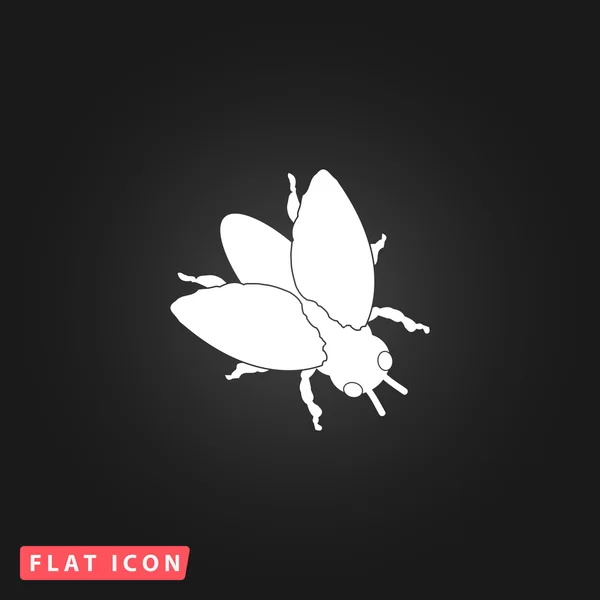 Stencil flies icon — Stock Vector