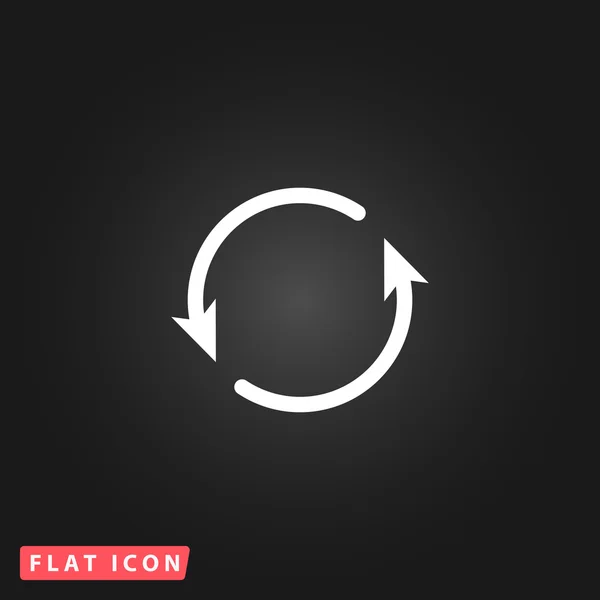 Icono de círculo de flecha - ciclo — Vector de stock