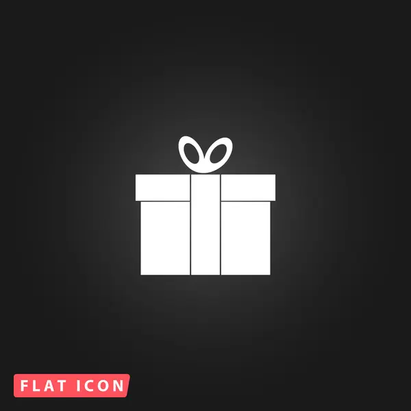 Icono de vector caja de regalo — Vector de stock